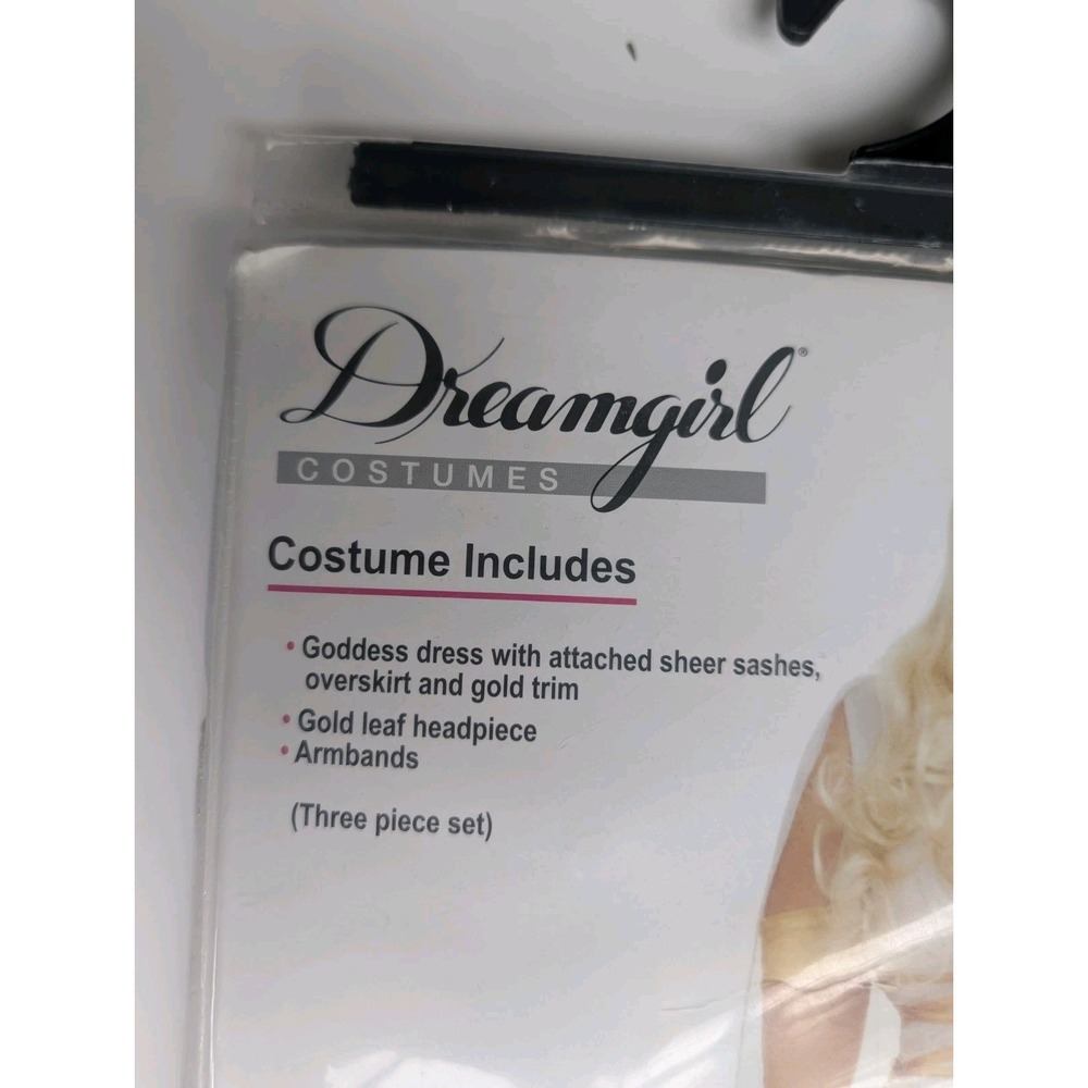 Dreamgirl Venus Goddess‎ Costume Plus Size 1X White Gold Halloween - Picture 2 of 6